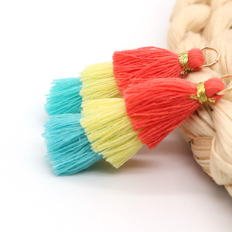 Wholesale 100PCS Tassel Handmade Diy Keychain